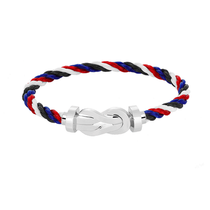 [vivabelle]CHANCE LARGE 8 FIGURE BUCKLE NO DIAMOND BRACELET SILVER