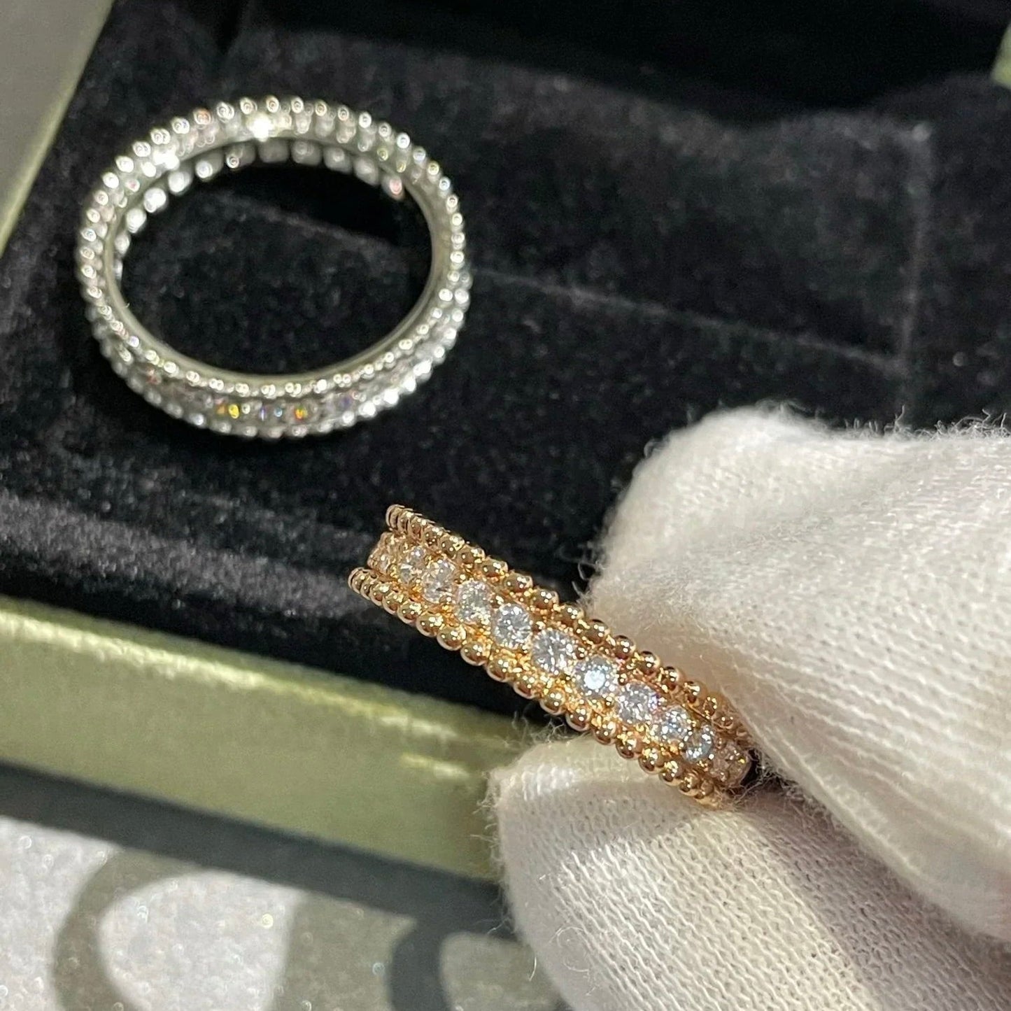 [vivabelle]PERLEE DIAMOND SILVER RING