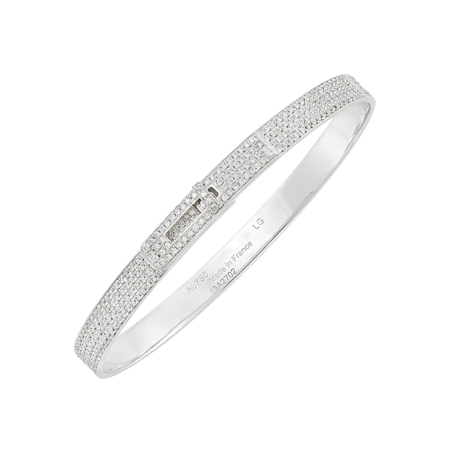 [vivabelle]HM KELLY BRACELET IN SILVER AND FULL PAVE DIAMOND