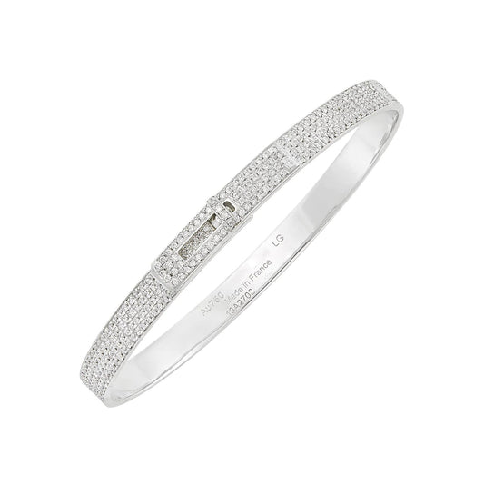 [vivabelle]HM KELLY BRACELET IN SILVER AND FULL PAVE DIAMOND