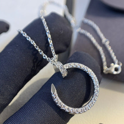 [vivabelle]JUSTE NECKLACE SILVER DIAMONDS