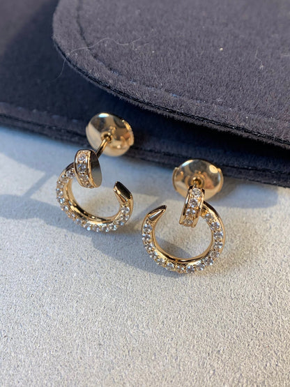 [vivabelle]JUSTE EARRINGS GOLD DIAMONDS