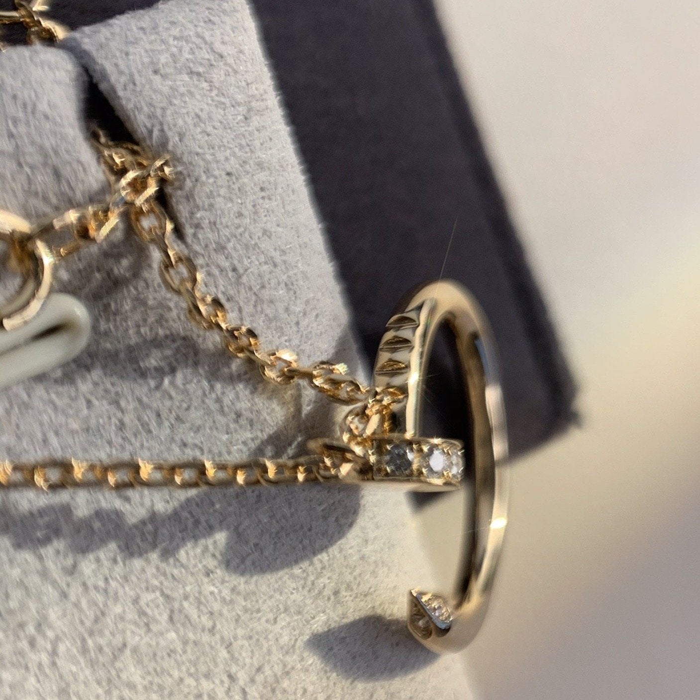 [vivabelle]JUSTE NECKLACE PINK GOLD