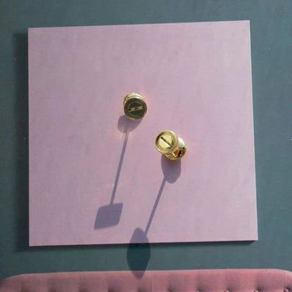 [vivabelle]LOVE EARRINGS GOLD 10MM