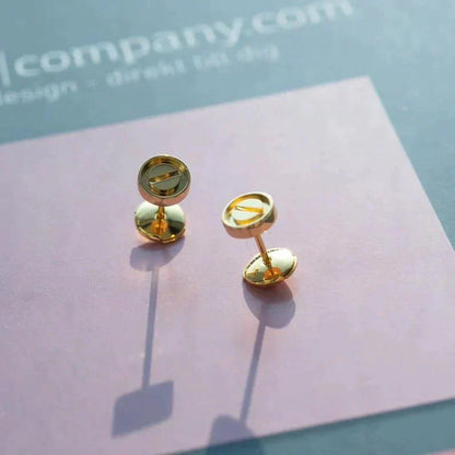 [vivabelle]LOVE EARRINGS GOLD 10MM