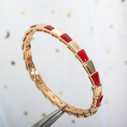 [vivabelle]SERPENTI BRACELET PINK GOLD RUBELLITE