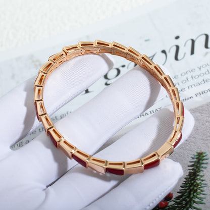 [vivabelle]SERPENTI BRACELET PINK GOLD RUBELLITE