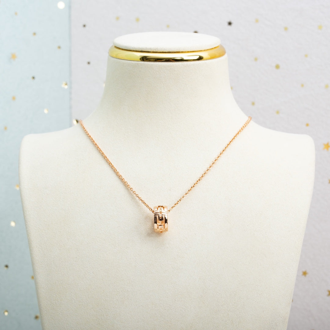 [vivabelle]PARENTESI NECKLACE PINK GOLD