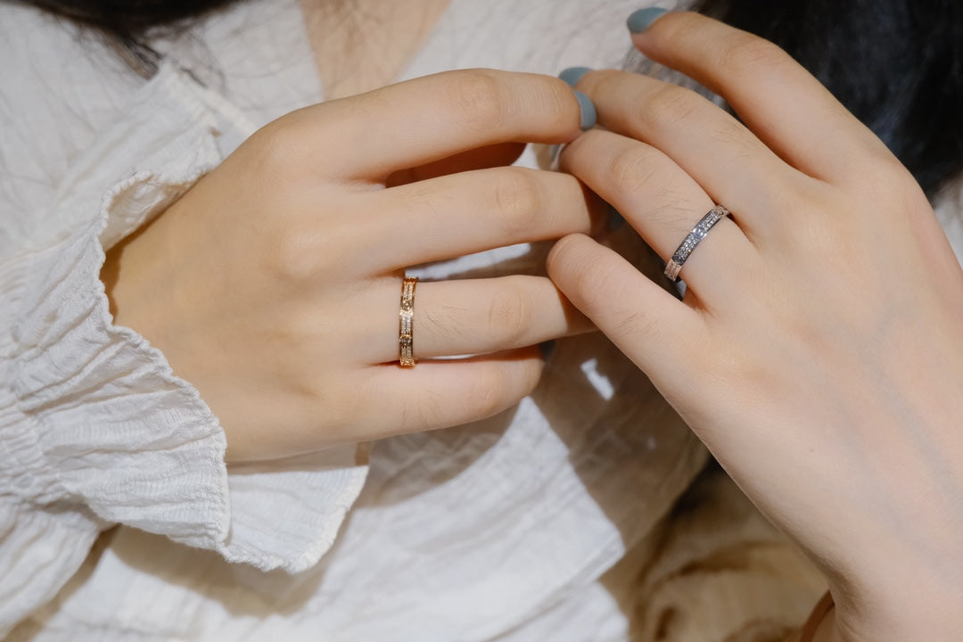[vivabelle]LOVE RING 2.65MM DIAMOND