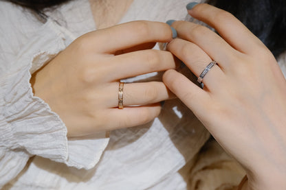 [vivabelle]LOVE RING 2.65MM DIAMOND