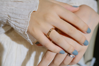 [vivabelle]LOVE RING 2.65MM DIAMOND