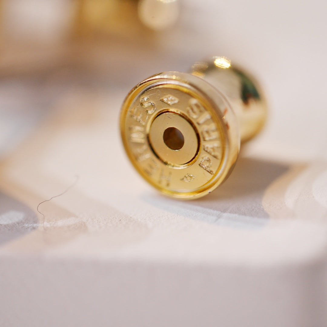 [vivabelle]MINI POP H GOLD EARRINGS GREY