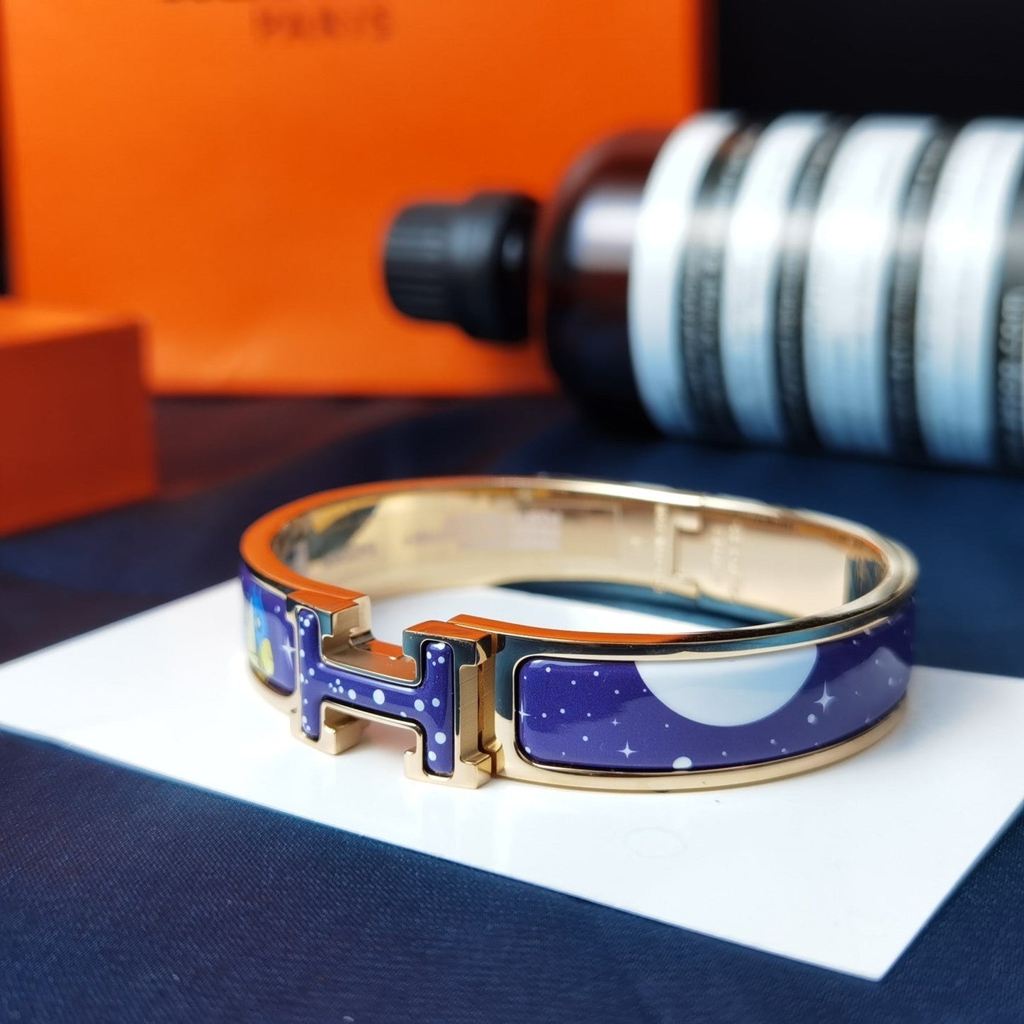 [vivabelle]H STAR AND MOON BRACELET 12MM