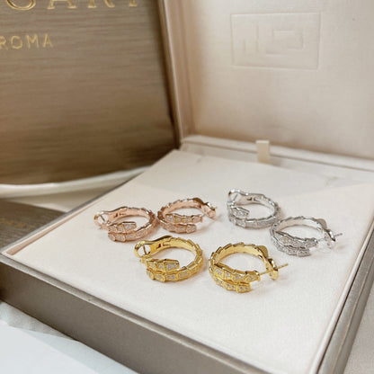 [vivabelle]SERPENTI EARRINGS DIAMOND