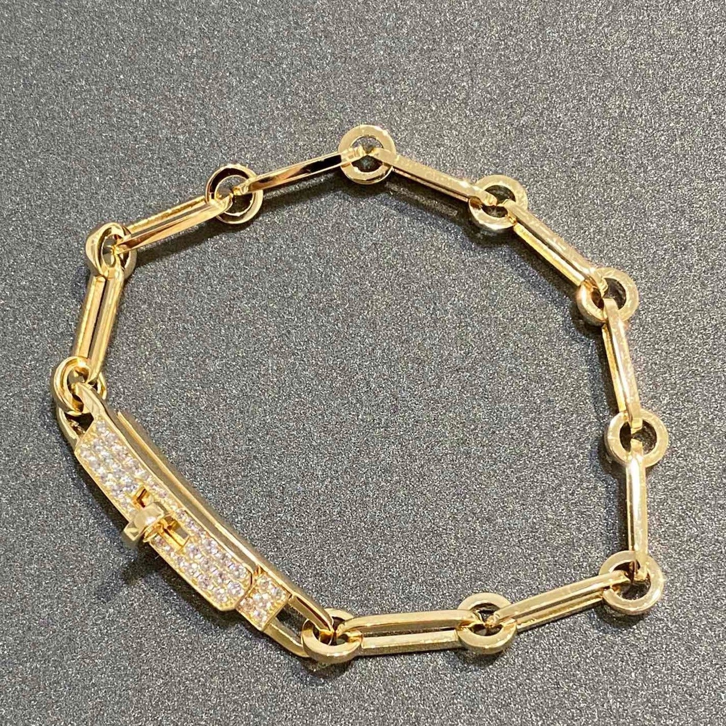 [vivabelle]CHAINE BRACELET SMALL MODEL DIAMOND