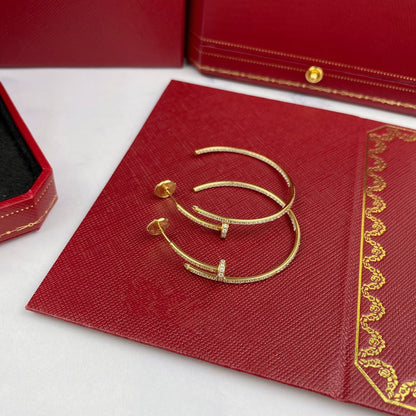 [vivabelle]JUSTE EARRINGS FULL DIAMONDS 1.8MM