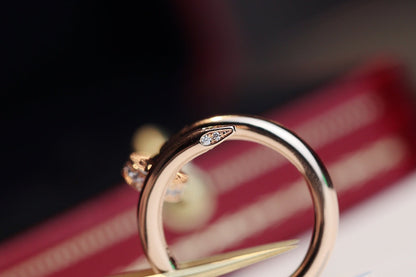 [vivabelle]JUSTE RING 2.65MM PINK GOLD DIAMOND