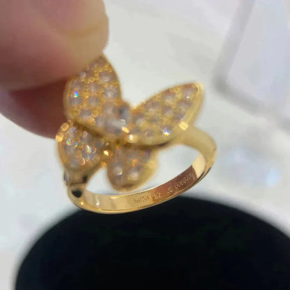 [vivabelle]BUTTERFLY DIAMOND RING