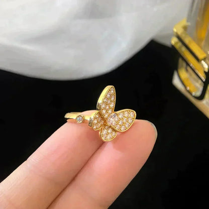 [vivabelle]BUTTERFLY DIAMOND RING
