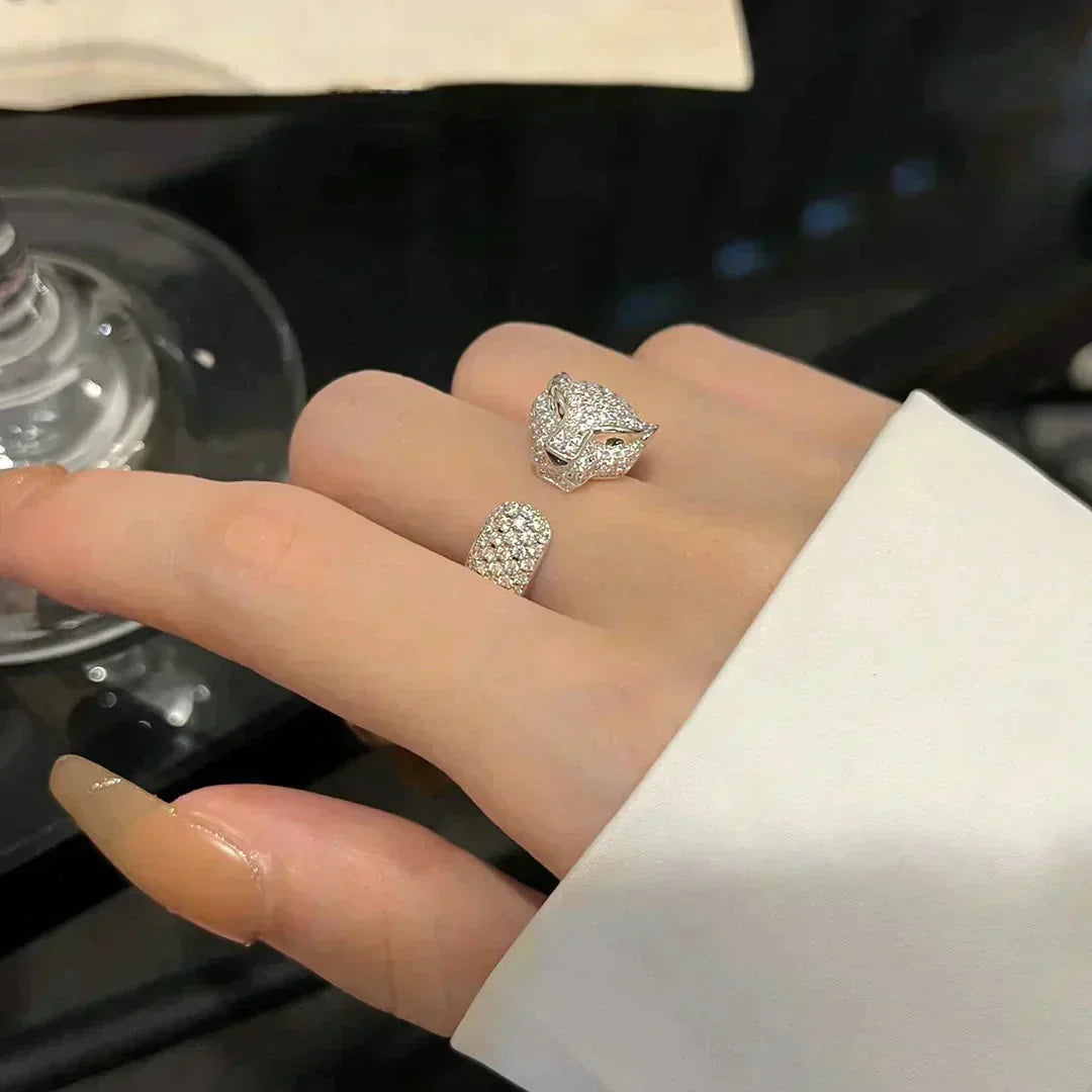 [vivabelle]PANTHERE 5.5MM ALL DIAMOND RING