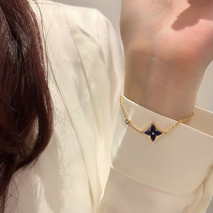 [vivabelle]COLOR STAR PINK GOLD DIAMOND BRACELET