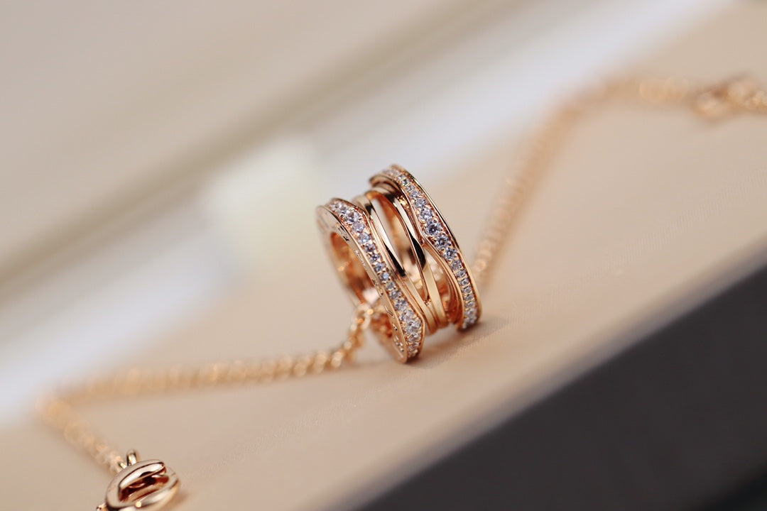 [vivabelle]ZERO 1 PINK GOLD NECKLACE