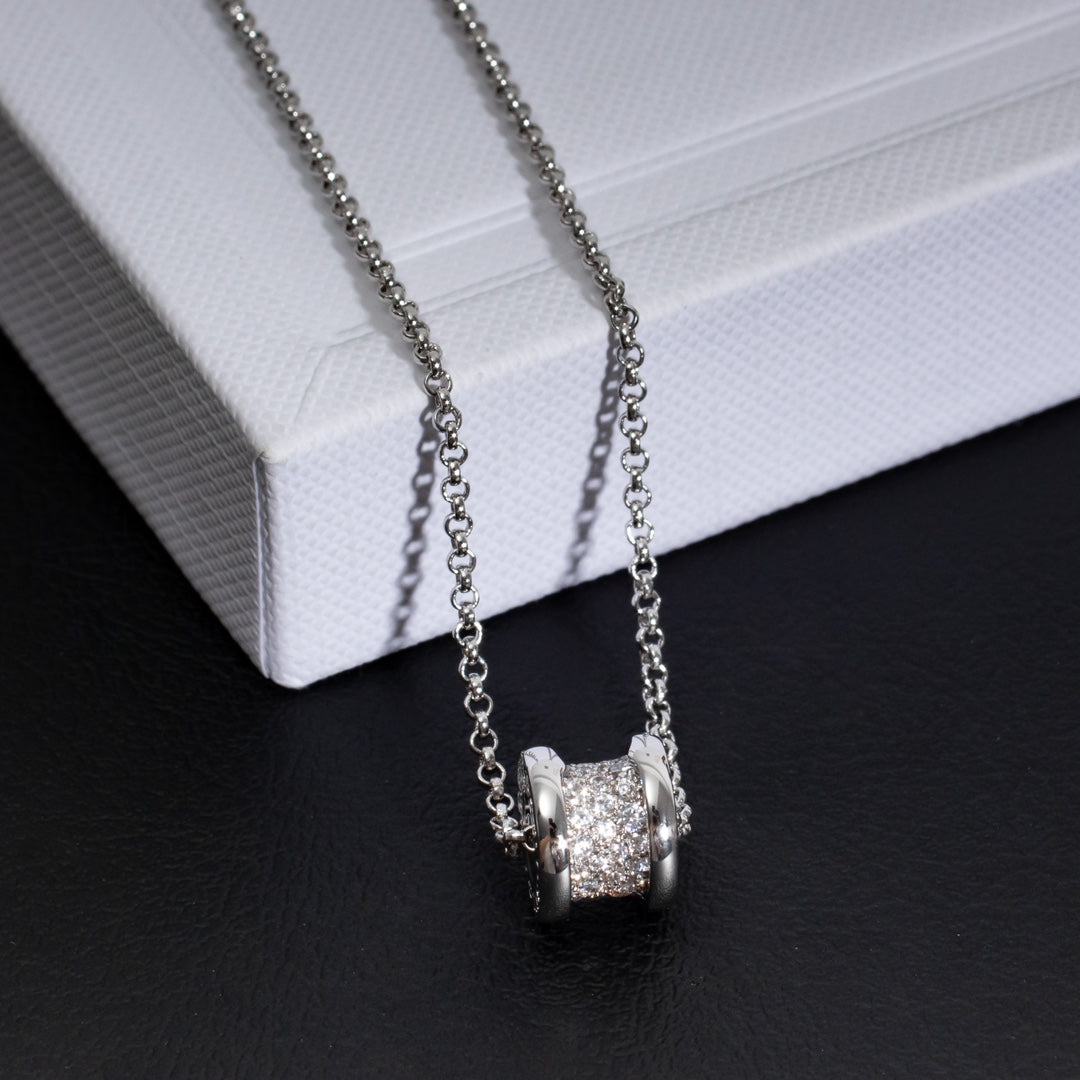 [vivabelle]ZERO 1 SILVER DIAMOND NECKLACE