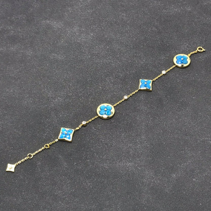 [vivabelle]STAR AND SUN TURQUOISE 4 MOTIFS 3 DIAMONDS