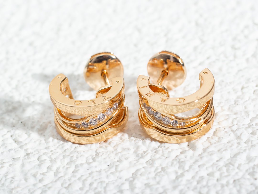 [vivabelle]ZERO 1 PINK GOLD DIAMONDS EARRINGS