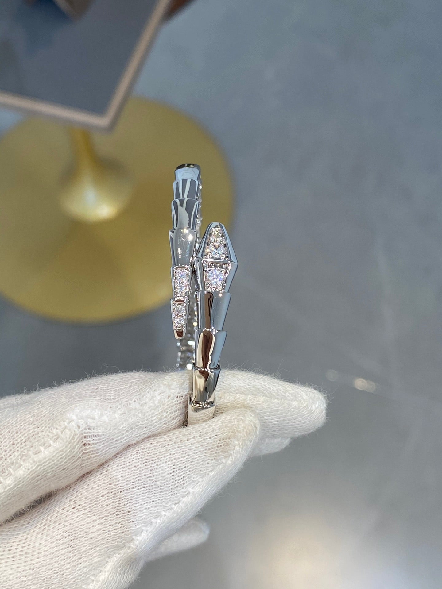 [vivabelle]SERPENTI BRACELET DIAMONDS SILVER