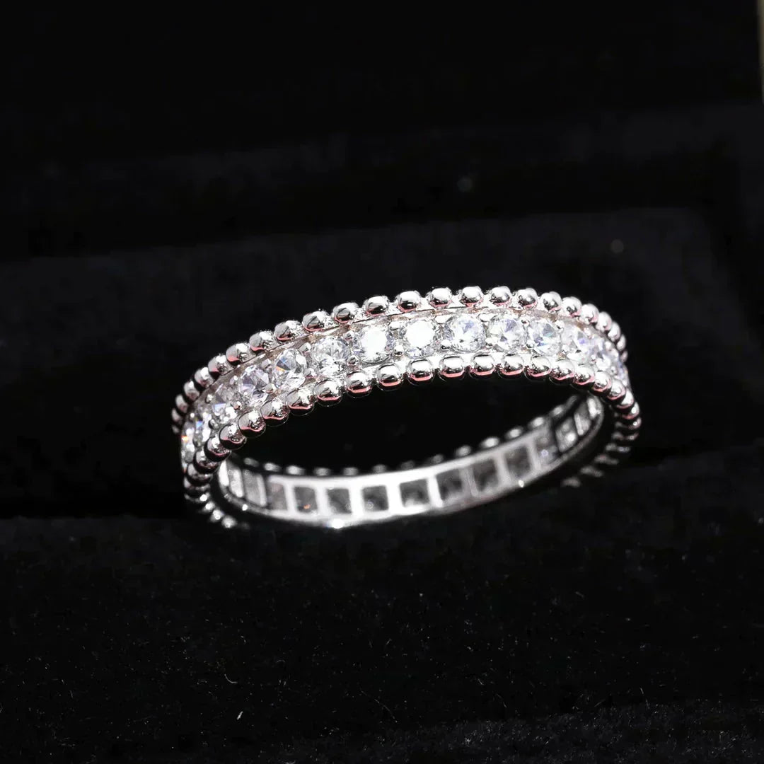 [vivabelle]PERLEE DIAMOND SILVER RING