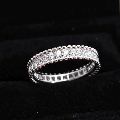 [vivabelle]PERLEE DIAMOND SILVER RING