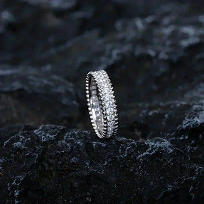 [vivabelle]PERLEE DIAMOND SILVER RING