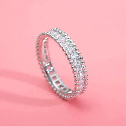 [vivabelle]PERLEE DIAMOND SILVER RING