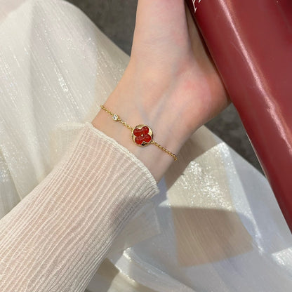 [vivabelle]SUN PEDANT CARNELIAN BRACELET