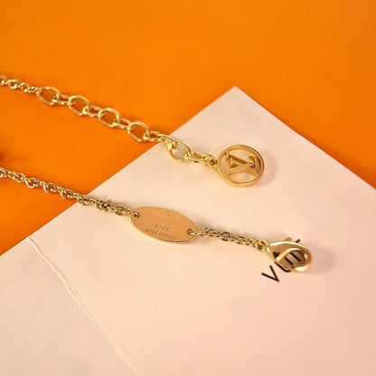 [vivabelle]LOGO STAR MOTIF GOLD BRACELET