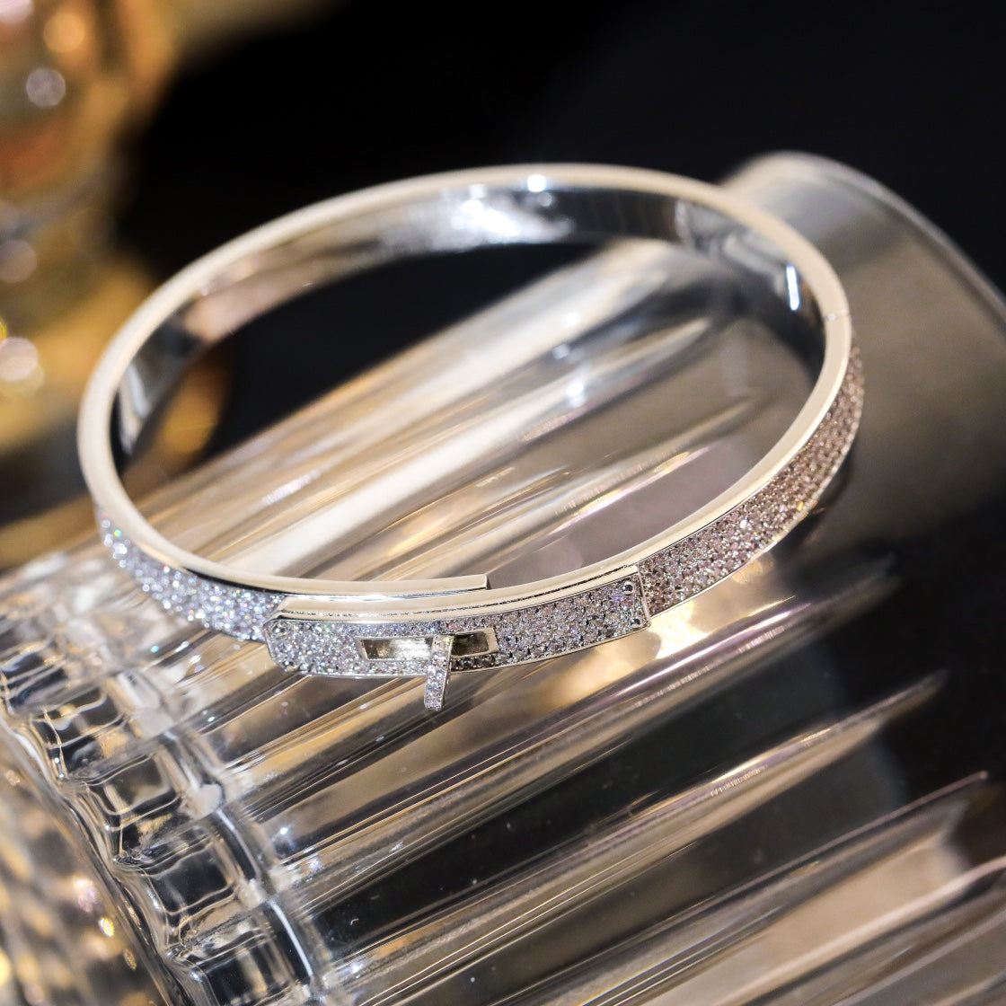 [vivabelle]KELLY BRACELET DIAMOND PAVED