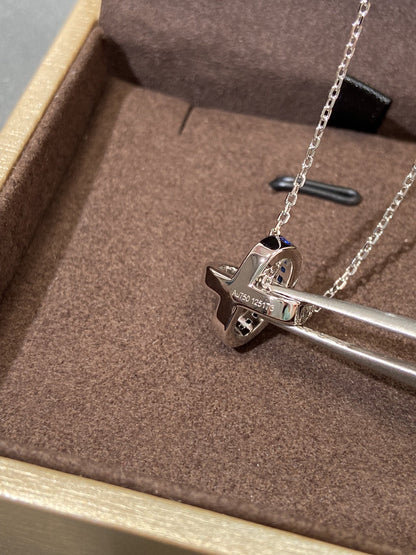 [vivabelle]LIENS DIAMOND SILVER NECKLACE