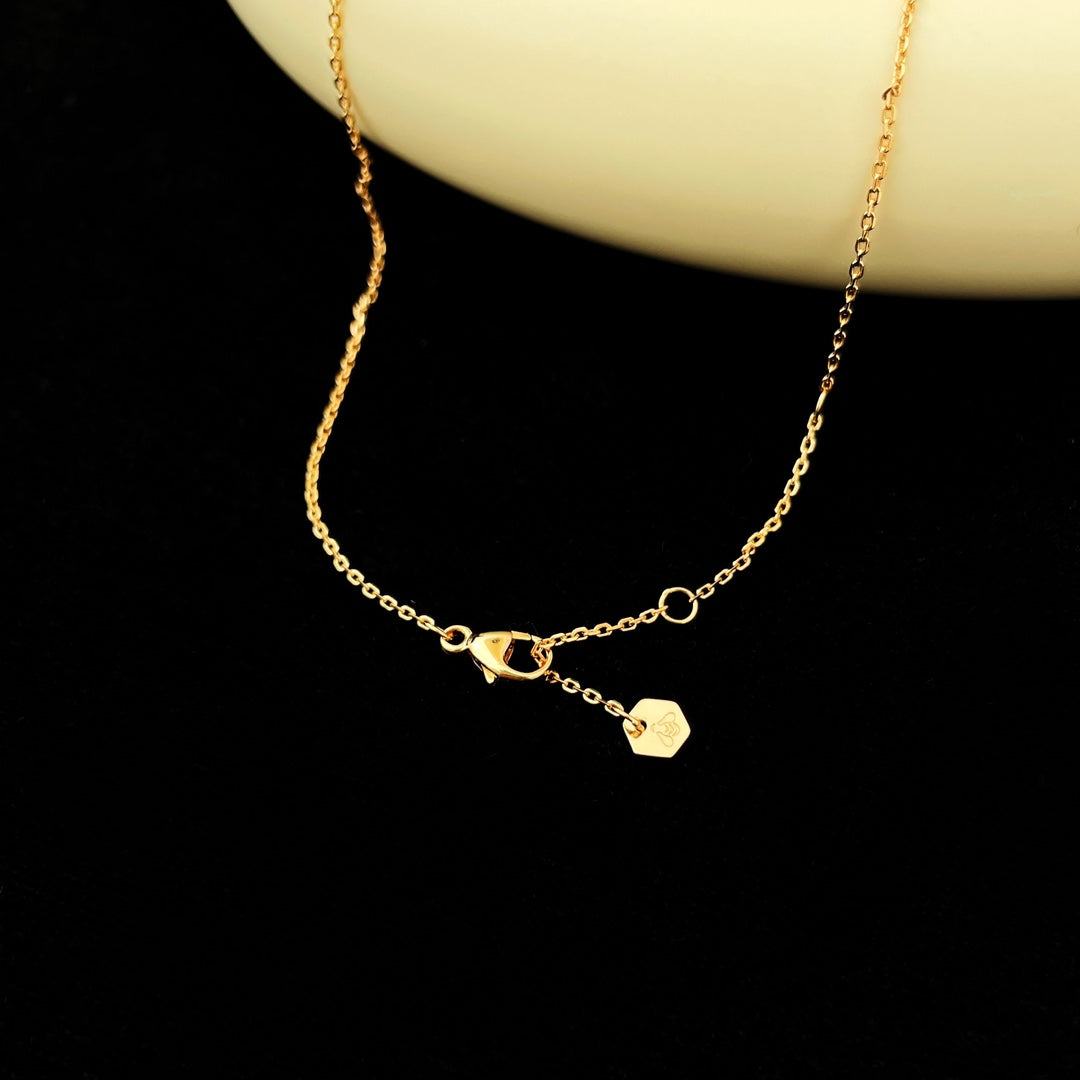 [vivabelle]BEE MINI PEDANT DIAMOND NECKLACE