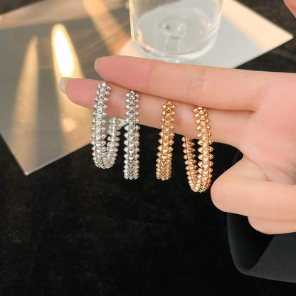 [vivabelle]CLASH HOOP EARRINGS