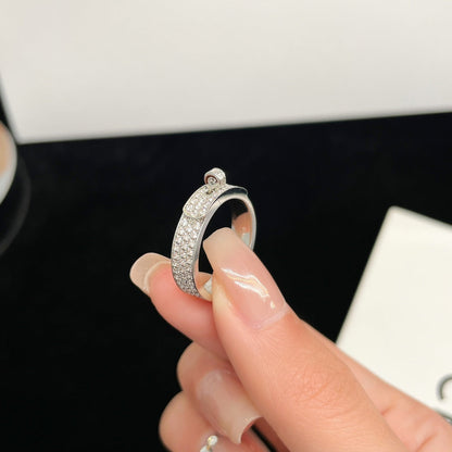 [vivabelle]KELLY SILVER DIAMOND RING