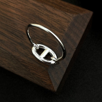 [vivabelle]RONDE SMALL SILVER DIAMOND RING