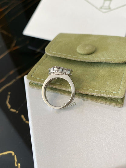 [vivabelle]CLOVER SILVER RING