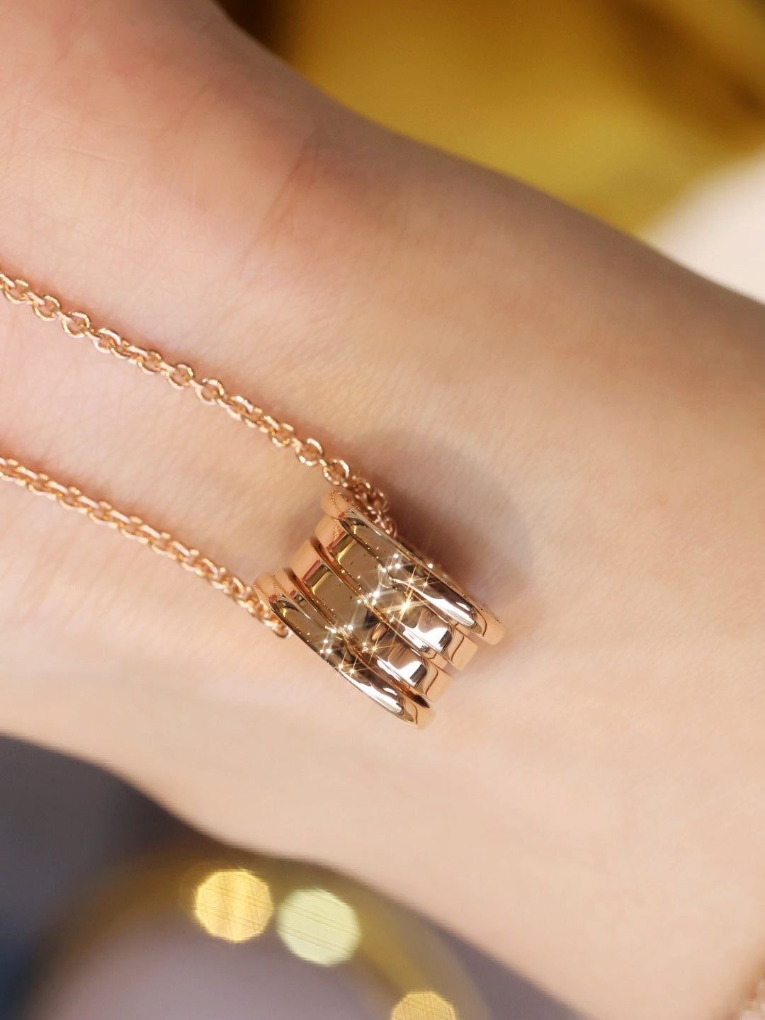 [vivabelle]ZERO 1 PINK GOLD NECKLACE