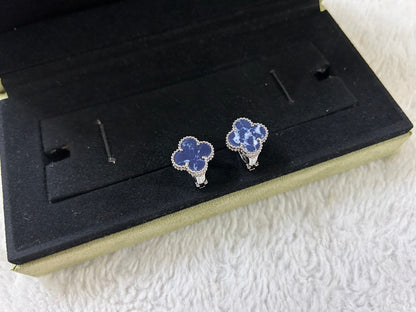 [vivabelle]CLOVER PIETERSITE MEDIUM STUD EARRINGS