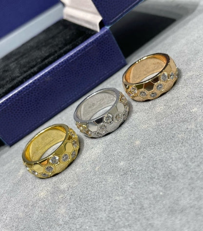 [vivabelle]BEE LOVE DIAMOND LARGE RING