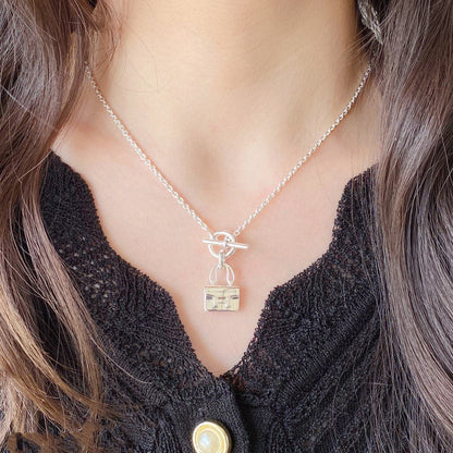 [vivabelle]CONSTANCE PEDANT SILVER NECKLACE