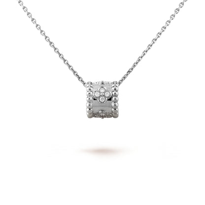[vivabelle]PERLEE PEDANT SIVLER DIAMOND NECKLACE