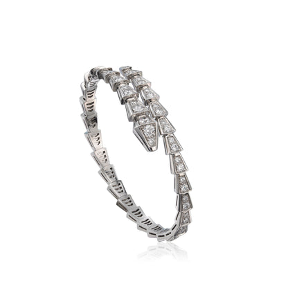 [vivabelle]SERPENTI BRACELET 6MM SILVER DIAMOND