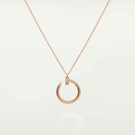 [vivabelle]JUSTE NECKLACE PINK GOLD